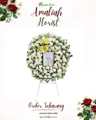 Krans Bunga Duka Cita di Cikakak